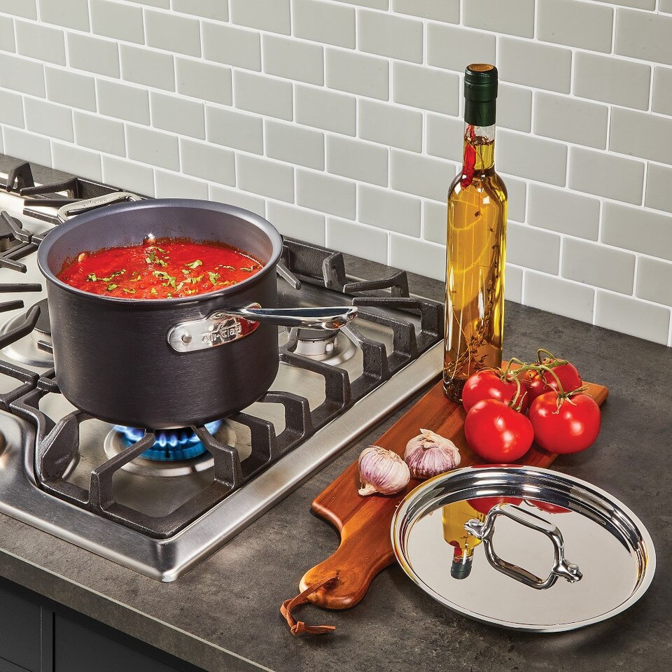 AllClad NS1 Nonstick Induction Sauce Pan 2.8 L Williams Sonoma